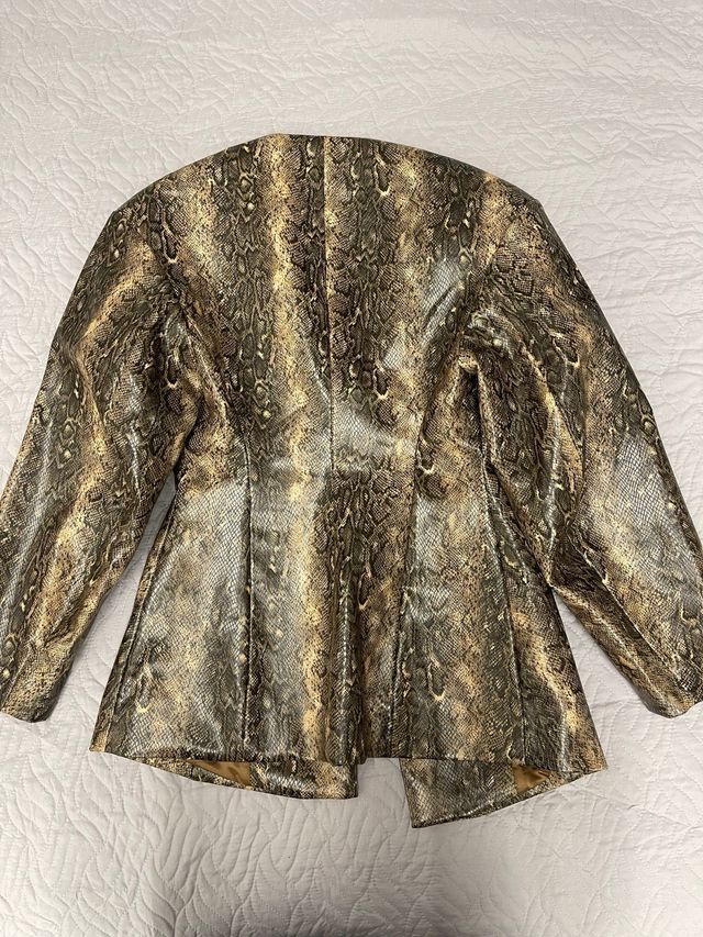 Giacca Ganni Pelle Pitone MAI USATA SIZE 36
