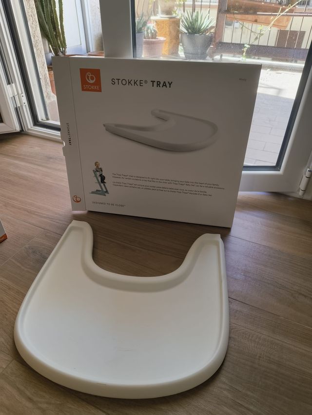 Vassoio Stokke Tripp Trapp Bianco
