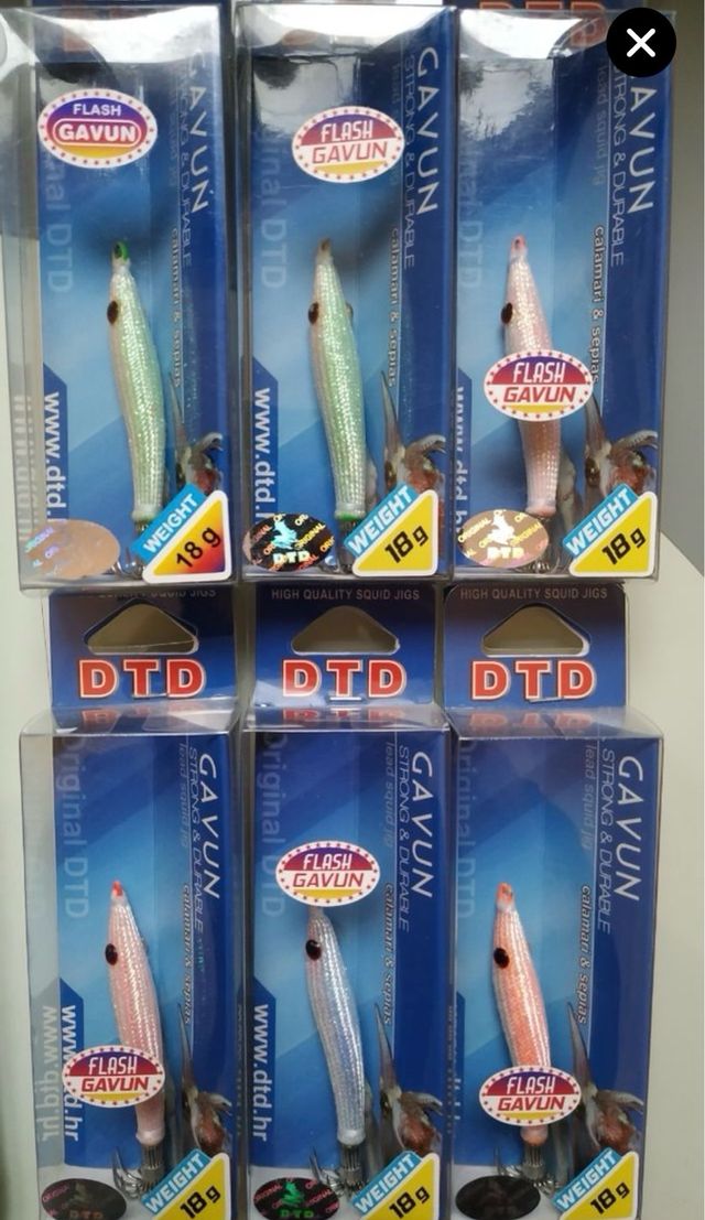DTD Gavun Chipirón Señuelo Pesca 18g.