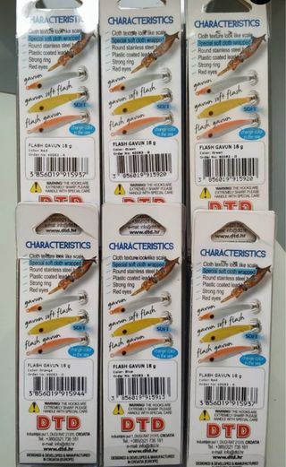 DTD Gavun Chipirón Señuelo Pesca 18g. 