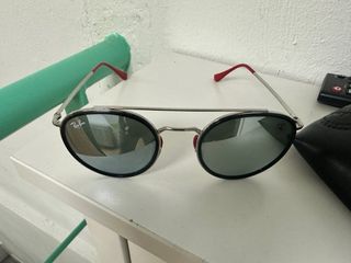 Gafas Ray-Ban Edición Limitada Plata rojo original