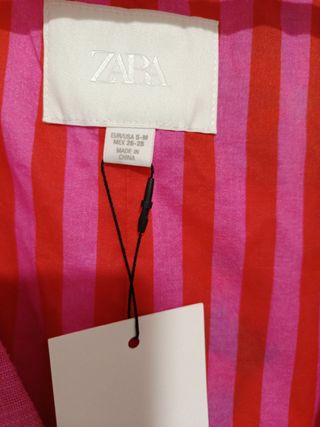 Kaftán Zara bordado. Talla XS/S