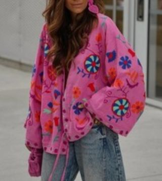 Kaftán Zara bordado. Talla XS/S