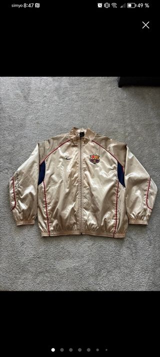 Chaqueta FC Barcelona Nike Vintage Dorada