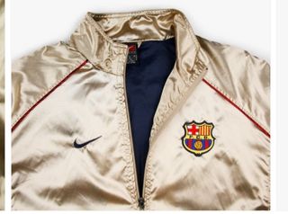 Chaqueta FC Barcelona Nike Vintage Dorada