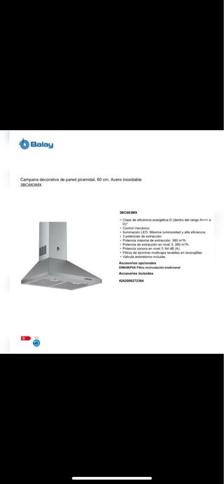 Conjunto Electrodomésticos Balay Acero Inox