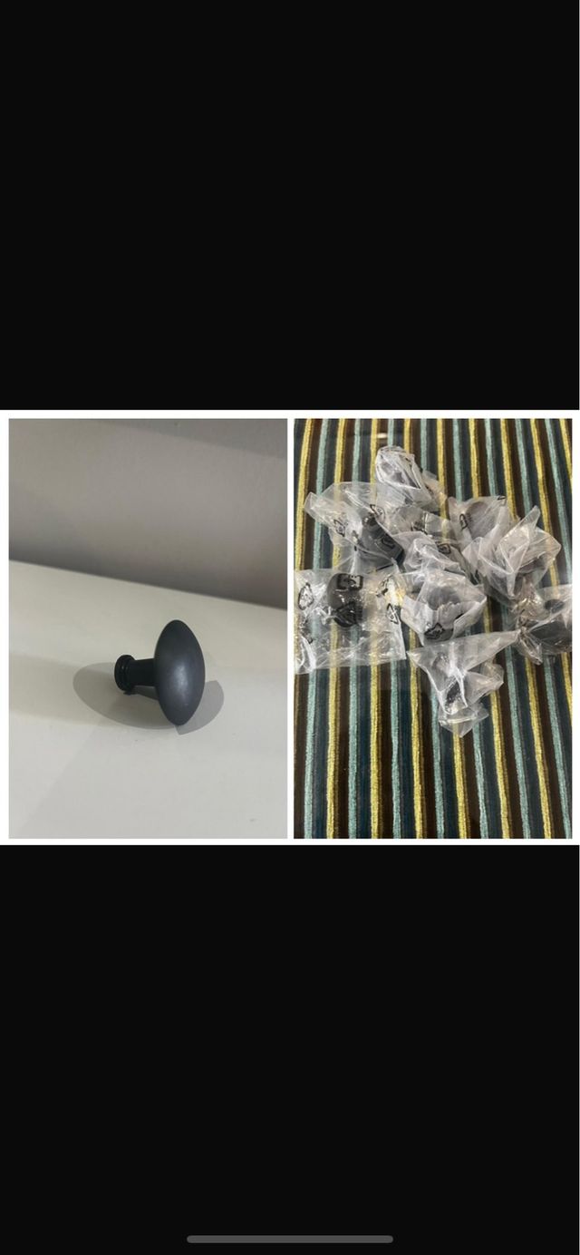 Pomos Hemnes (Negro)