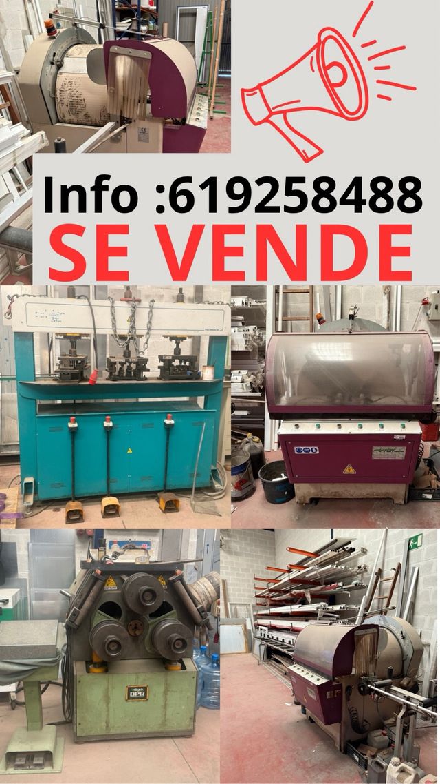 Maquinaria industrial de carpinteria metalicametál