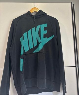 Sudadera Nike Negra y Turquesa