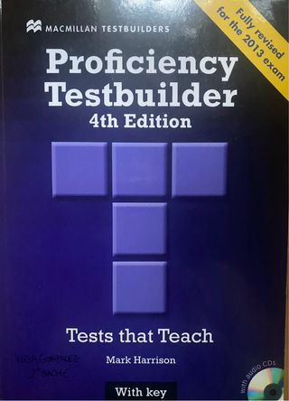 Libro C2 inglés (Proficiency Testbuilder Student)