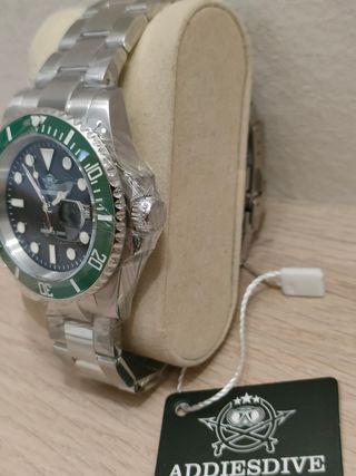 Reloj Addiesdive Sumergible Verde Negro