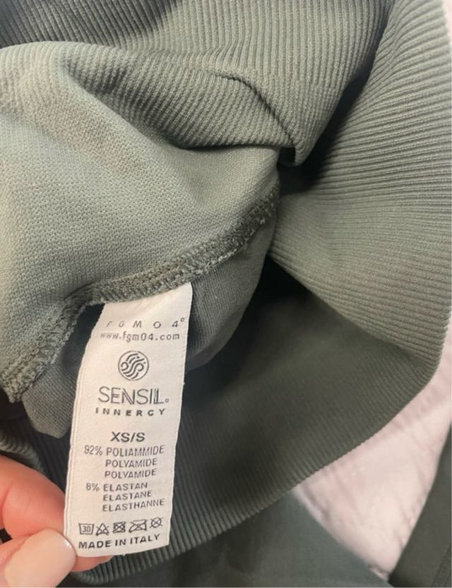 Leggings FGM04 verdi ottimo stato size Xs/s