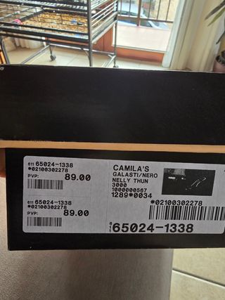 Sandalias Camila's Negras Nuevas 