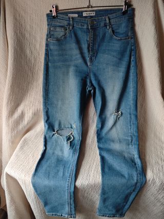 Pantalones Pull&Bear talla 42 skinny high waist