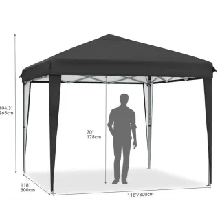 Carpa Gazebo YITAHOME 3x3m Impermeable
