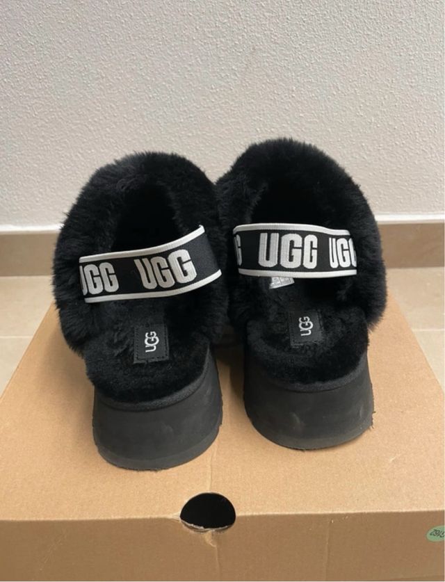 UGG Funkette Nero Tg. 39 come nuove, ottimo stato
