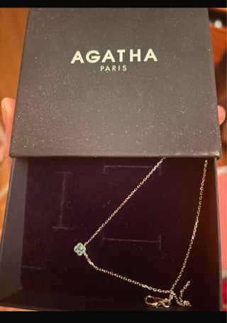 Colgante Agatha Paris Azul y Dorado