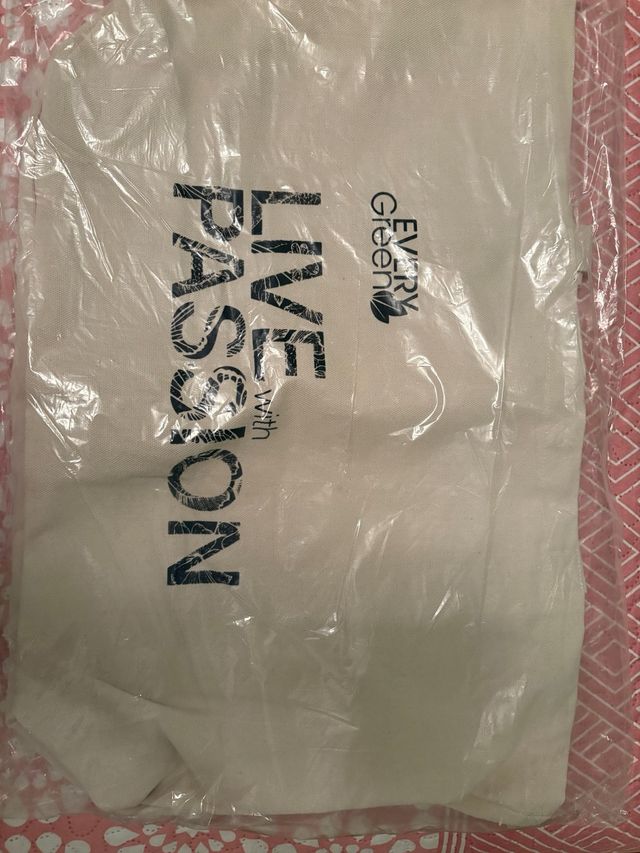 Bolsa de playa Live with Passion.Marca Every Green