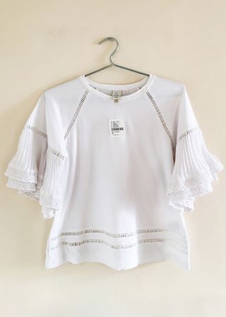Top blanco Anthropologie Talla XS