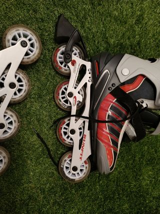 Patines en línea talla 44 (un solo uso)