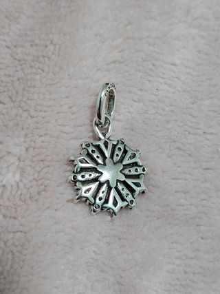Charm plata copo nieve Frozen Disney