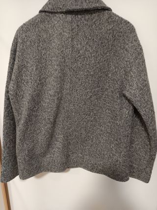 Chaqueta Biker Zara Gris Talla M