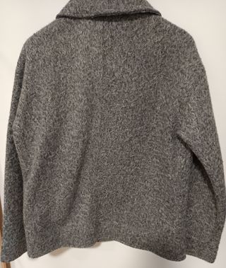 Chaqueta Biker Zara Gris Talla M