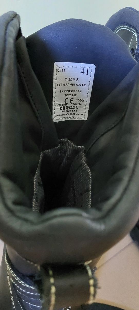 Botas Bombero Forestal CURGAL Negras