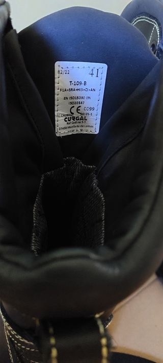 Botas Bombero Forestal CURGAL Negras