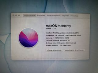 MacBook Air Gris/Plateado