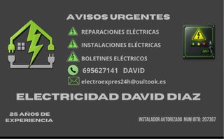 ELECTRICISTA 24H URGENTE ,GUADALAJARA,MADRID.