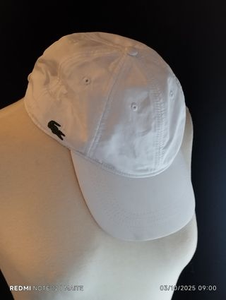 Gorra Lacoste Blanca