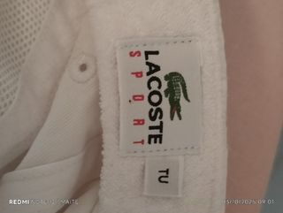 Gorra Lacoste Blanca