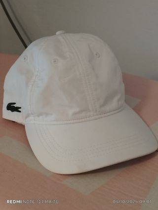 Gorra Lacoste Blanca