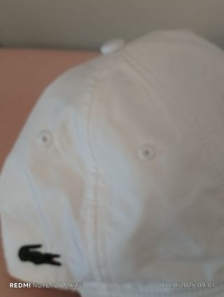Gorra Lacoste Blanca