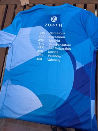 Camiseta Zurich Azul Carreras
