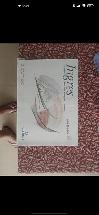 Papel Canson Ingres A3 108g/m²
11hojas