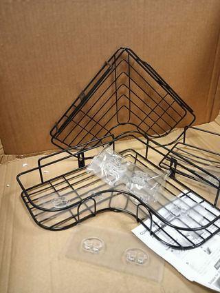  Juego de Estantes para Ducha de Esquina