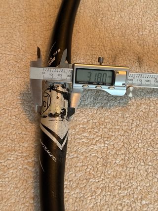 Manillar Bontrager rl Big sweep 31.8 x 640mm