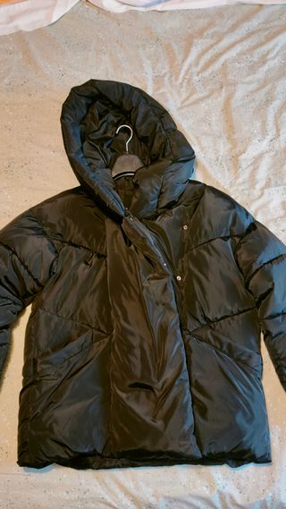Chaqueta Stradivarius oversize negra mujer