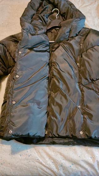 Chaqueta Stradivarius oversize negra mujer