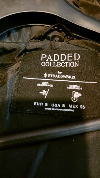 Chaqueta Stradivarius oversize negra mujer