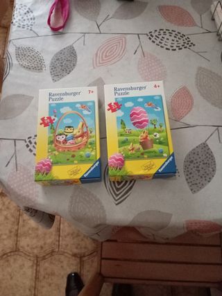 2 Puzzles Ravensburger Pascua 99 y 35 piezas