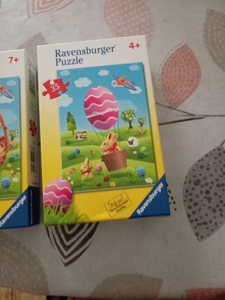 2 Puzzles Ravensburger Pascua 99 y 35 piezas