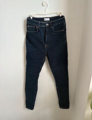 Pantalones vaqueros azules de invierno 