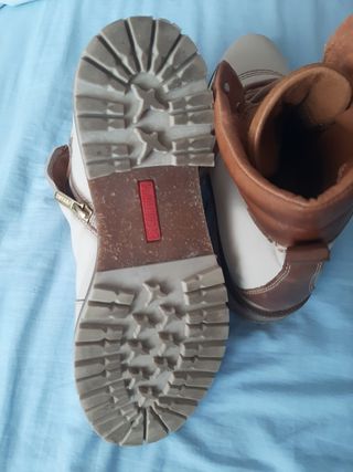 Botines Pikolinos Beige 
y Marrón