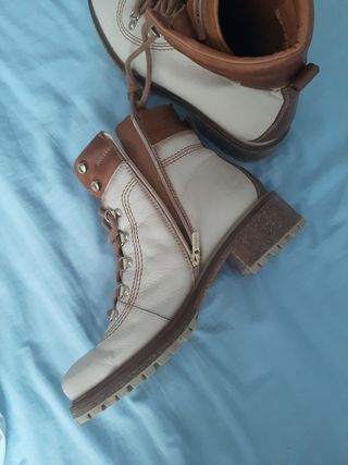 Botines Pikolinos Beige 
y Marrón