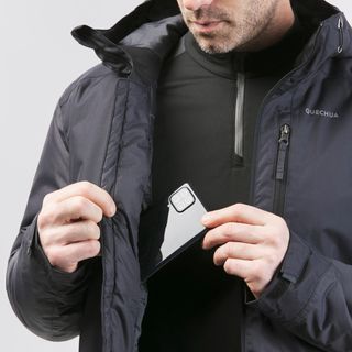 Abrigo de montaña y nieve impermeable con capucha Hombre