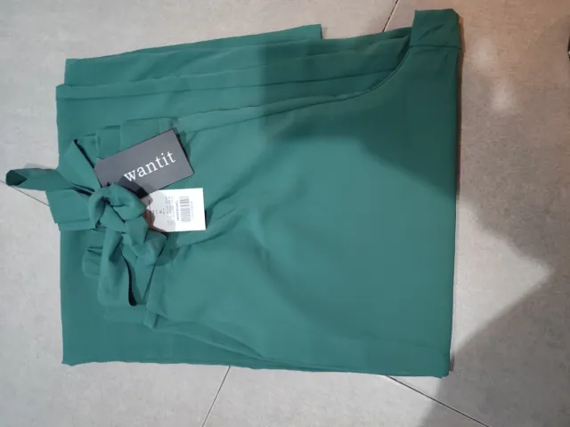 Pantalón ancho vaporoso NUEVO