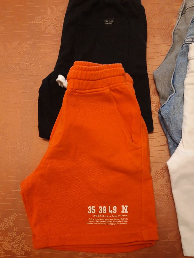 Pantalones cortos de colores tres vaqueros LOTE